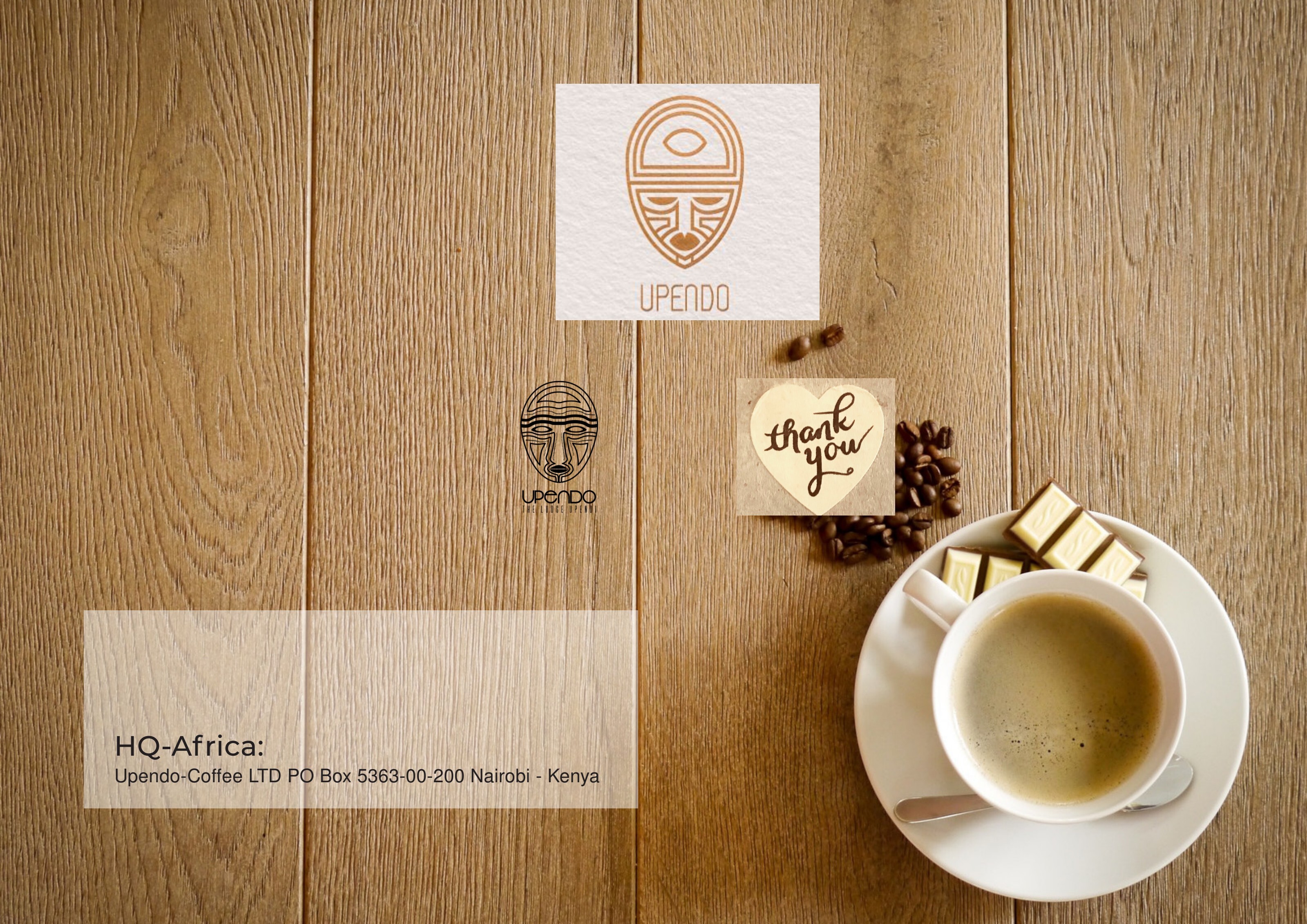 Upendo Kenya Coffee branding